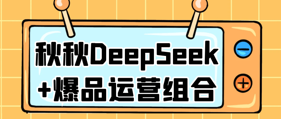 秋秋DeepSeek+爆品运营组合-趣奇资源网-第5张图片